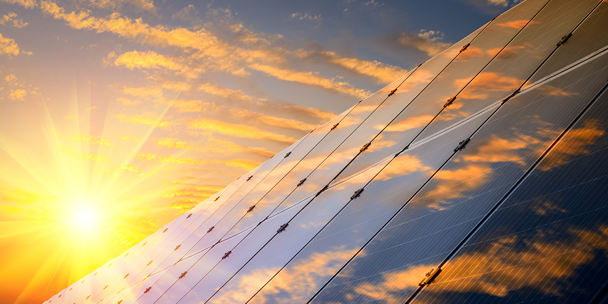 Solar-Panel-Sunset