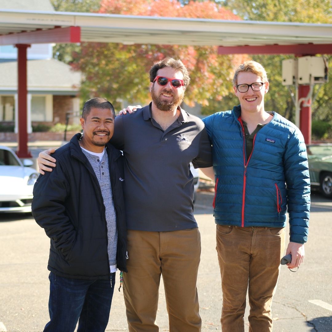Simply Solar Co-Founders Sam Prom, Jake Hassid & Sean Green (from left to right)